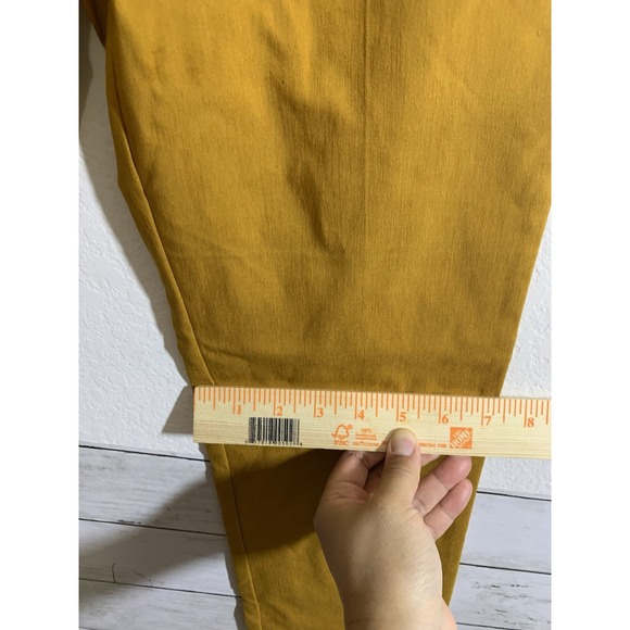 Rafaella Womens Size 8 The Slim High Rise Yellow Dress Pant NWT - Picture 8 of 9